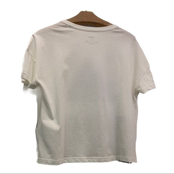 Adidas Oversized Cropped Tee - Picture 4 of 7